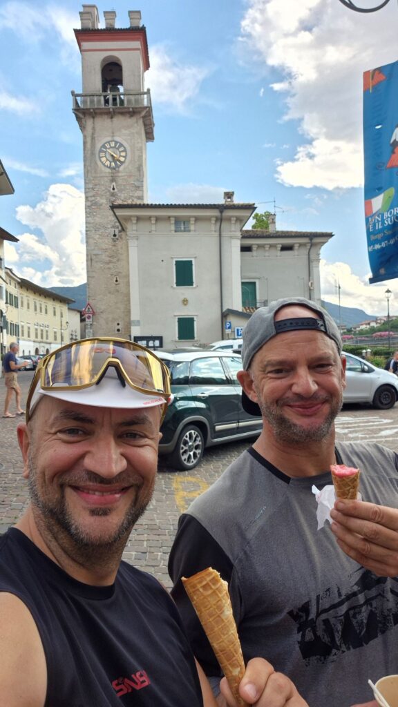 Reiner i ja na lodach