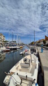 Cervia - widok na kanał portowy