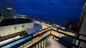 Widok z hotelowego balkonu