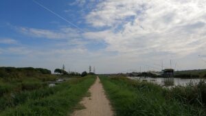 bagna i kanały z łowiskami